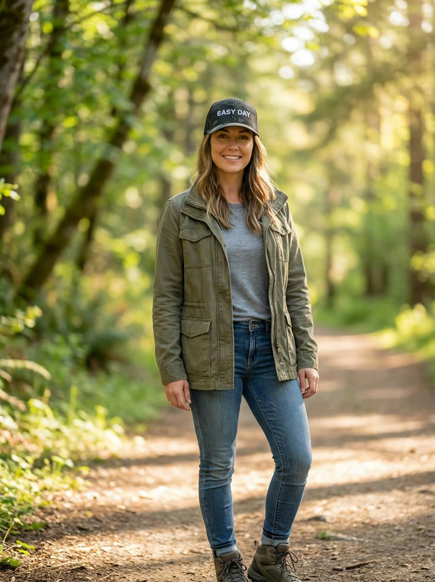 Easy Day® Multicam Trucker Hat | Puff Embroidery