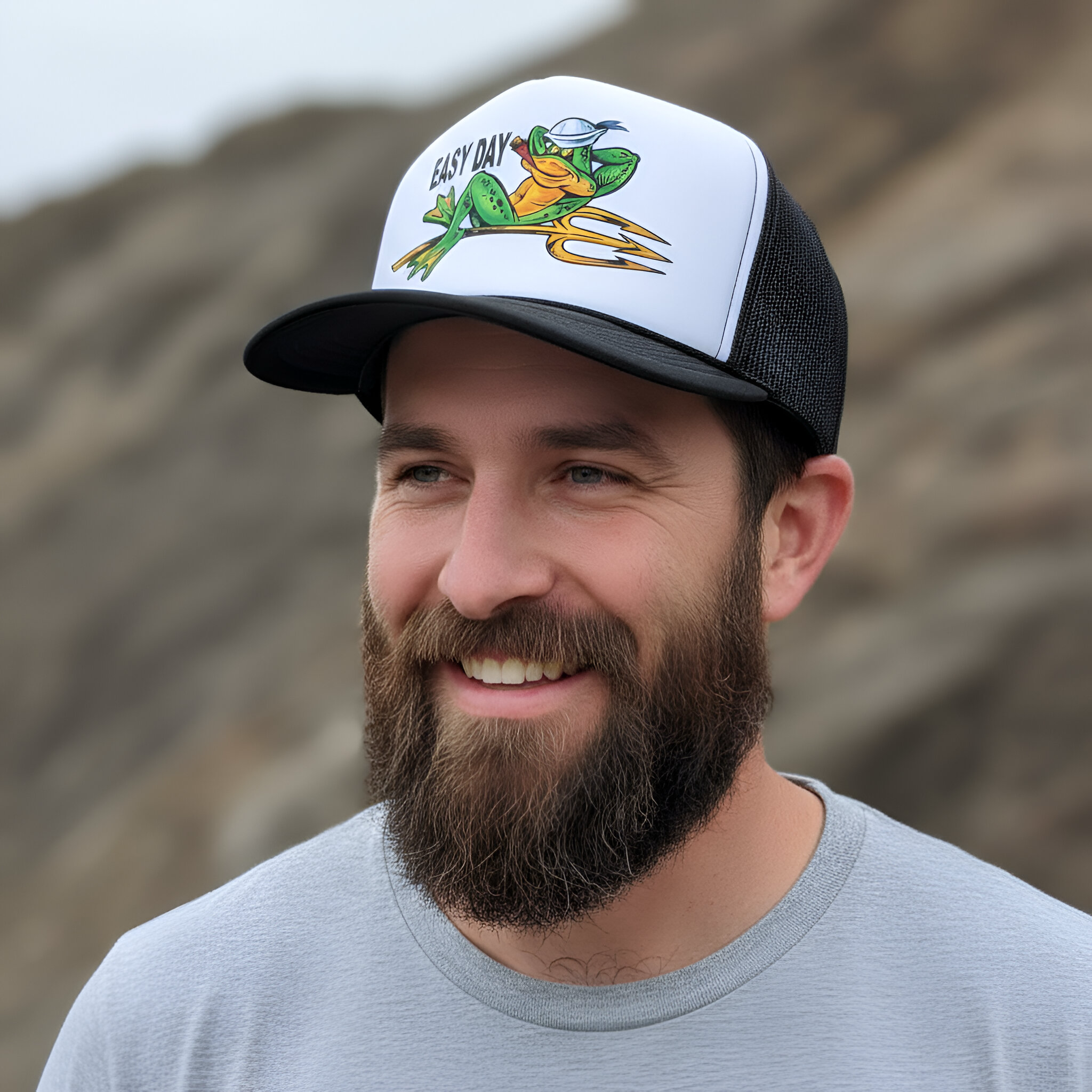 Freddy the Frog “Easy Day” Foam Trucker Hat.