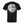 EASY DAY® Neptune short-sleeve tee in black, back view with Neptune and trident graphic